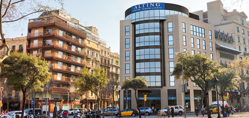 Alting rehabilita el edificio D371 de la Diagonal de Barcelona